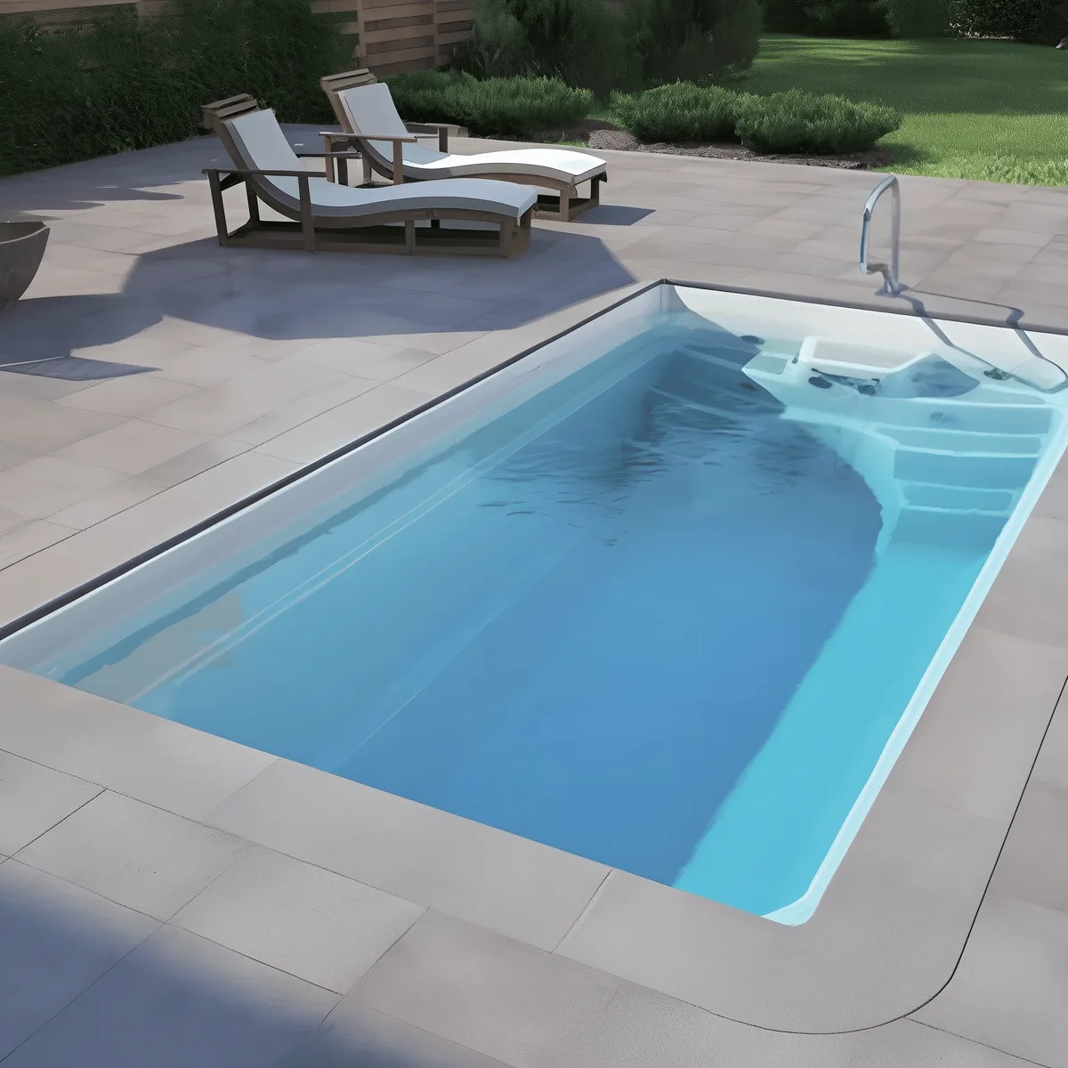 Композитный бассейн Laguna 5 — вид сверху в Краснодаре