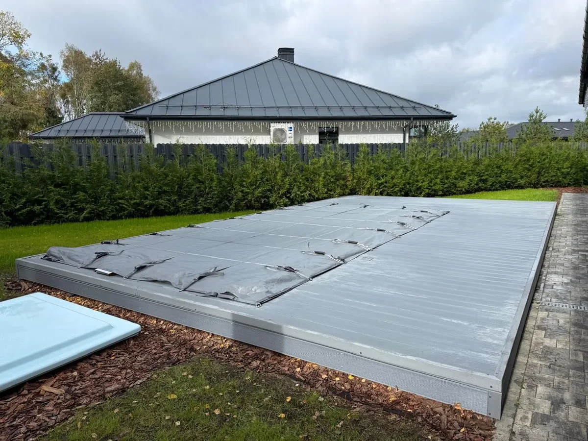 Покрывало Laguna Cover Mesh — установка в Краснодаре