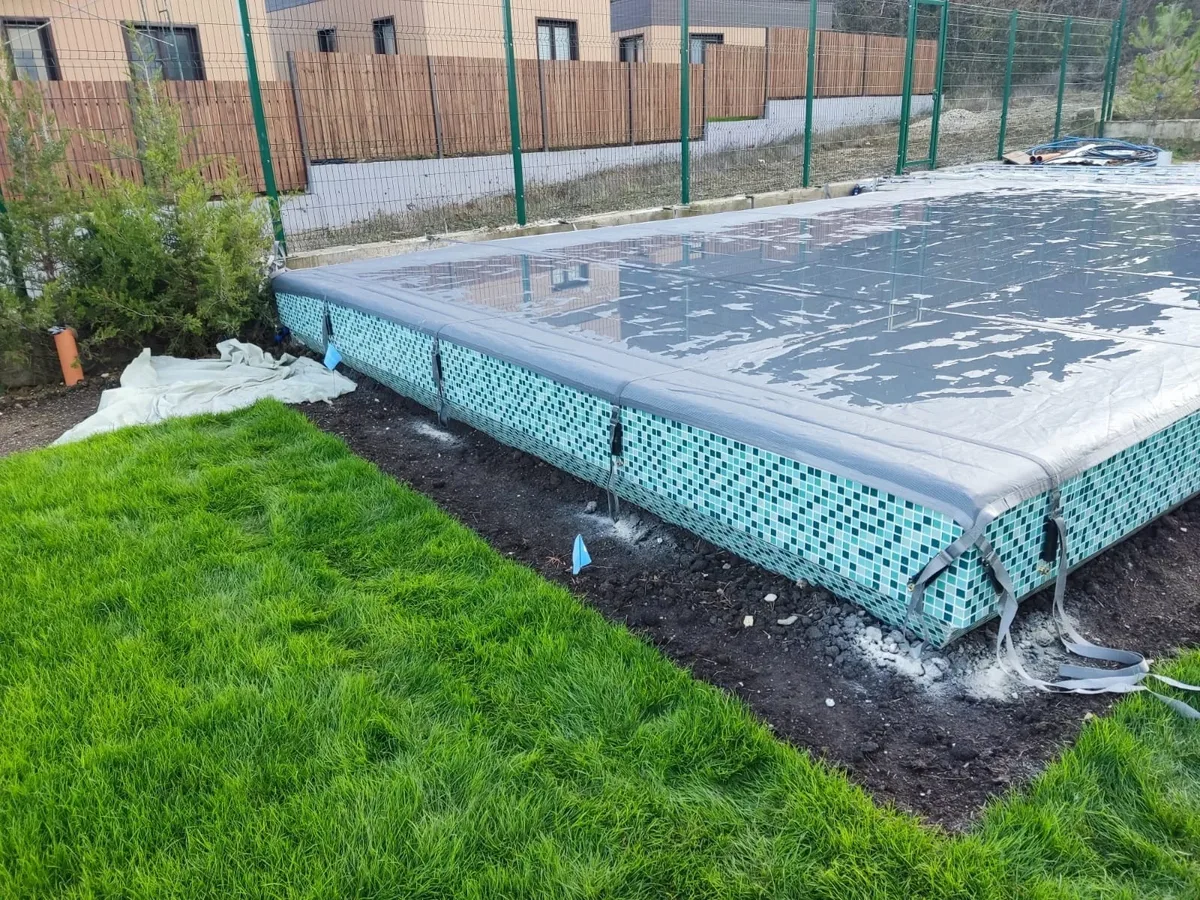 Батутное покрывало на бассейне в Краснодаре